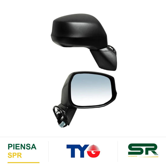 ESPEJO DERECHO 5 PINES CON DESEMPAÑANTE PARA PINTAR ELÉCTRICO HONDA CIVIC 2012-2014 4P / 2P TYG