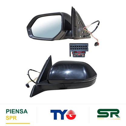 ESPEJO IZQUIERDO ELÉCTRICO PARA PINTAR CON DIRECCIONAL CON DESEMPAÑANTE 5 PINES VOLKSWAGEN TERAMONT 2020-2025 TYG