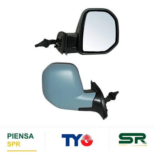 ESPEJO DERECHO CONTROL INTERIOR PARA PINTAR PEUGEOT PARTNER C 2013-2019 / PEUGEOT CONT 3 2013-2019 TYG