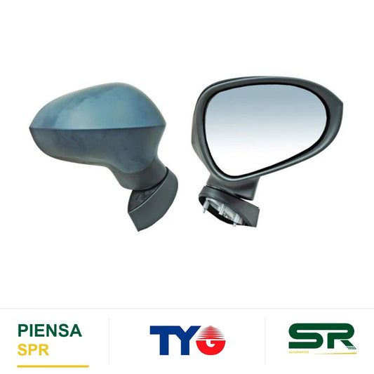 ESPEJO DERECHO 5 PINES CON DESEMPAÑANTE PARA PINTAR ELÉCTRICO SEAT IBIZA 2010-2017 28605 TYG