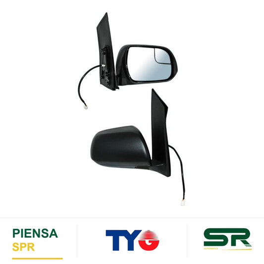 ESPEJO DERECHO 3 PINES ELÉCTRICO TOYOTA SIENNA 2015-2020 C / PUNTO CIEGO POROSO TYG