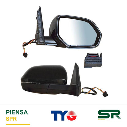 ESPEJO DERECHO VOLKSWAGEN TERAMONT 19 ELECT P/PINT C/DIRECC C/DESEMP 5 PINES TYG