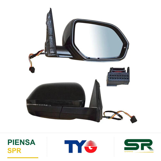 ESPEJO DERECHO 5 PINES CON DESEMPAÑANTE CON DIRECCIONAL PARA PINTAR ELÉCTRICO VOLKSWAGEN TERAMONT TYG