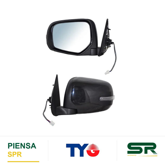 ESPEJO IZQUIERDO 5 PINES CON DIRECCIONAL PARA PINTAR ELÉCTRICO MITSUBISHI PICKUP L200 2016-2019 CCC3 TYG