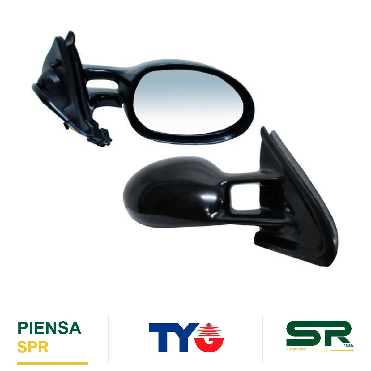 ESPEJO DERECHO CIRRUS 95-00 ELÉCTRICO CON DESEMPAÑANTE 6 PINES CCC 450.06 DODGE / CHRYSLER STRATUS 1995-2000 TYG