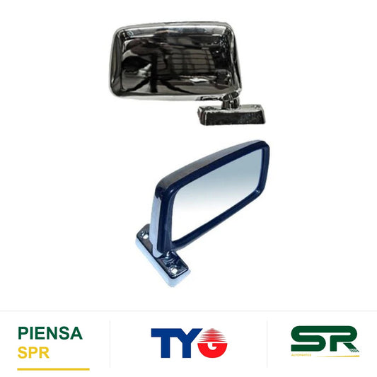 ESPEJO DERECHO CROMADO NISSAN PICKUP 720 1981-1993 / 620 1973-1980 TIPO JAPONES S / CONT 28906 TYG