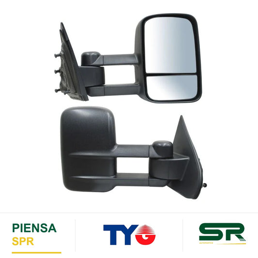 ESPEJO DERECHO CHEVROLET PICKUP 2014-2018 / SIERRA S / CONT POROSO TELESCOPICO TYG