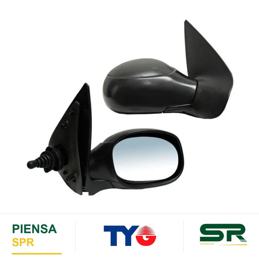 ESPEJO DERECHO PEUGEOT 206 2001-2009 C / CONT MAN CC / XR / XS CCC TYG