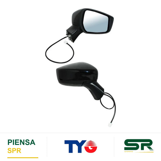 ESPEJO DERECHO 3 PINES ELÉCTRICO NISSAN NOTE 2016-2019 CCC3.3.06 TYG