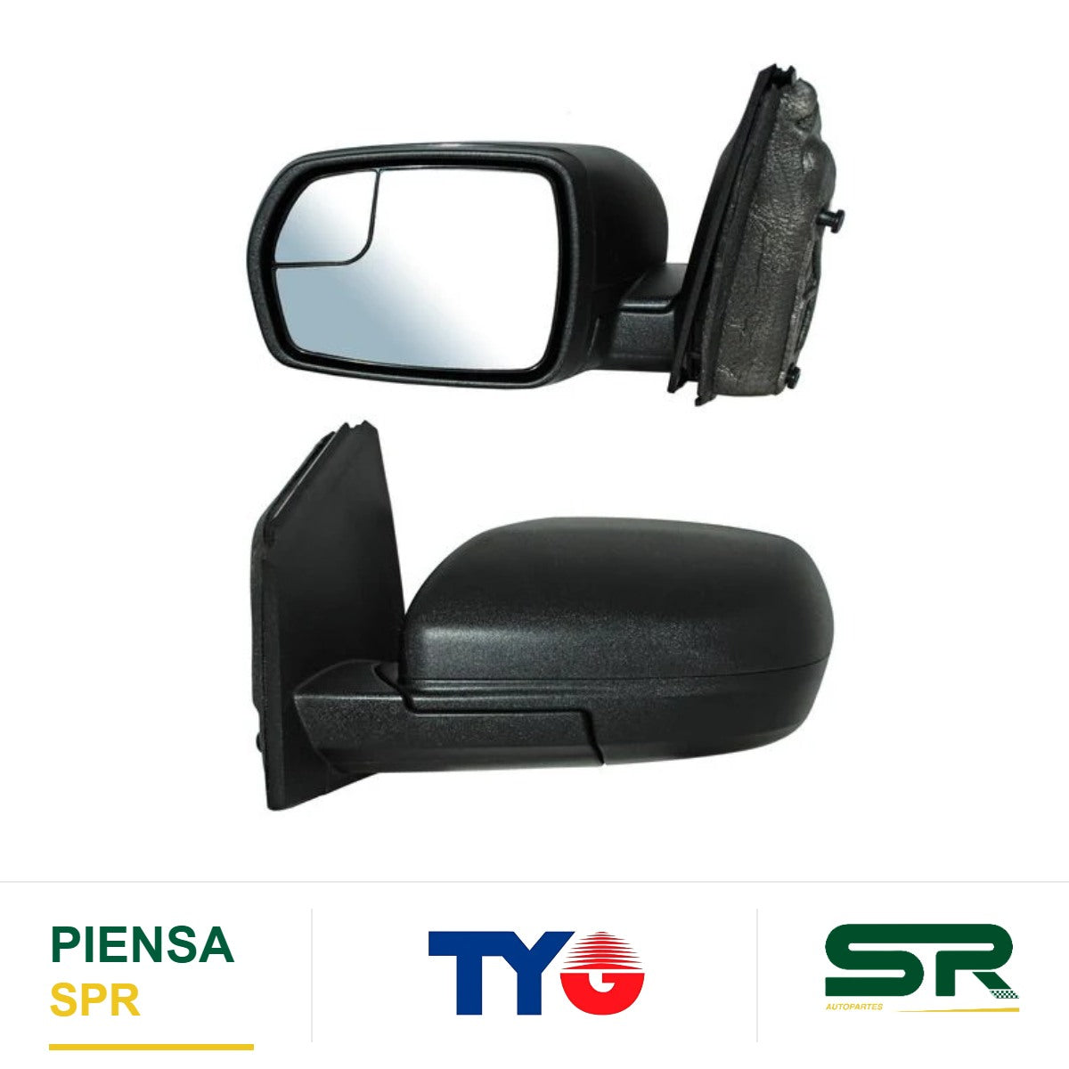 ESPEJO IZQUIERDO ELÉCTRICO POROSO CON PUNTO CIEGO 3 PINES CCCC3 FORD EDGE 2015-2019 TYG