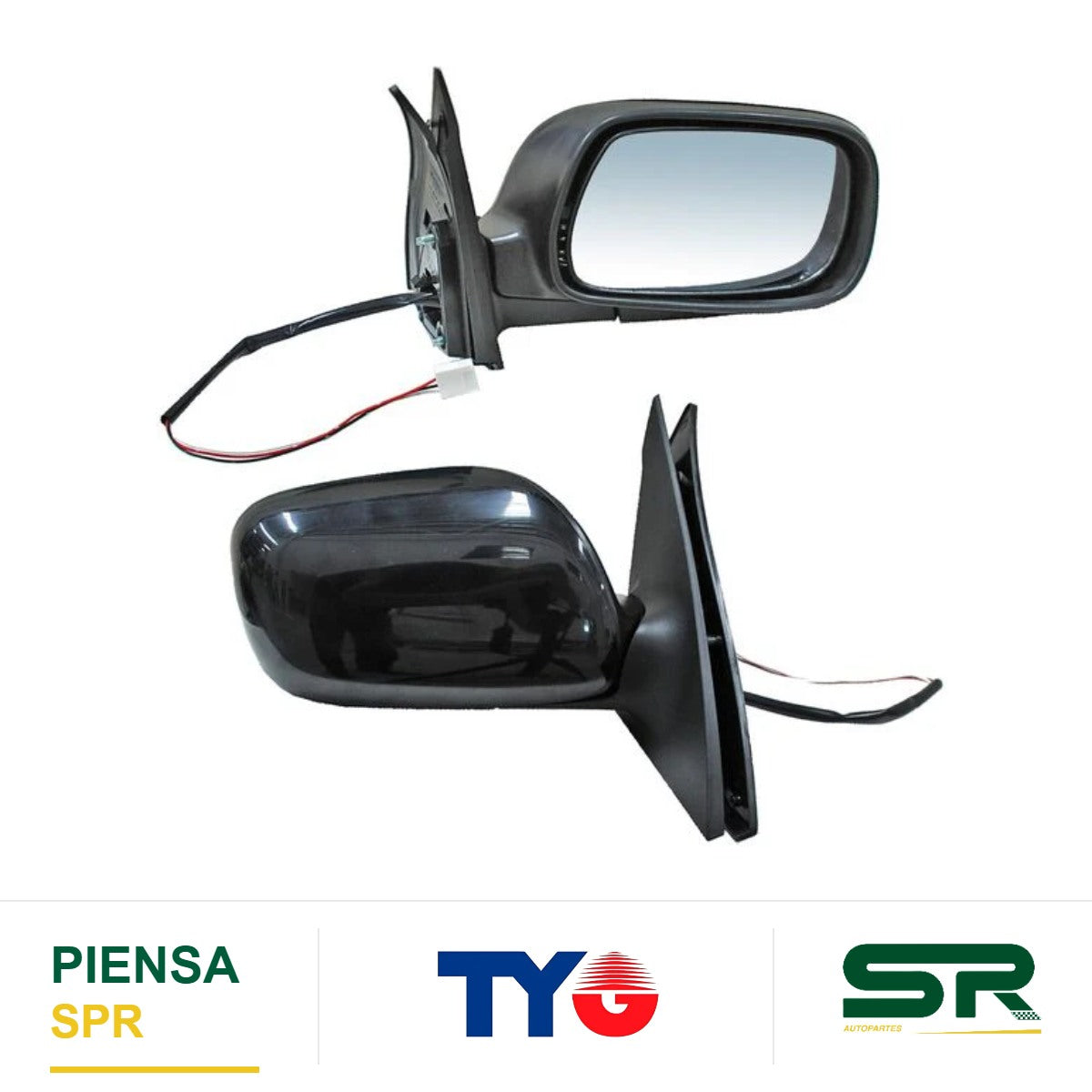 ESPEJO DERECHO ELÉCTRICO 3 PINES CCC2 TOYOTA AVANZA 2007-2011 TYG