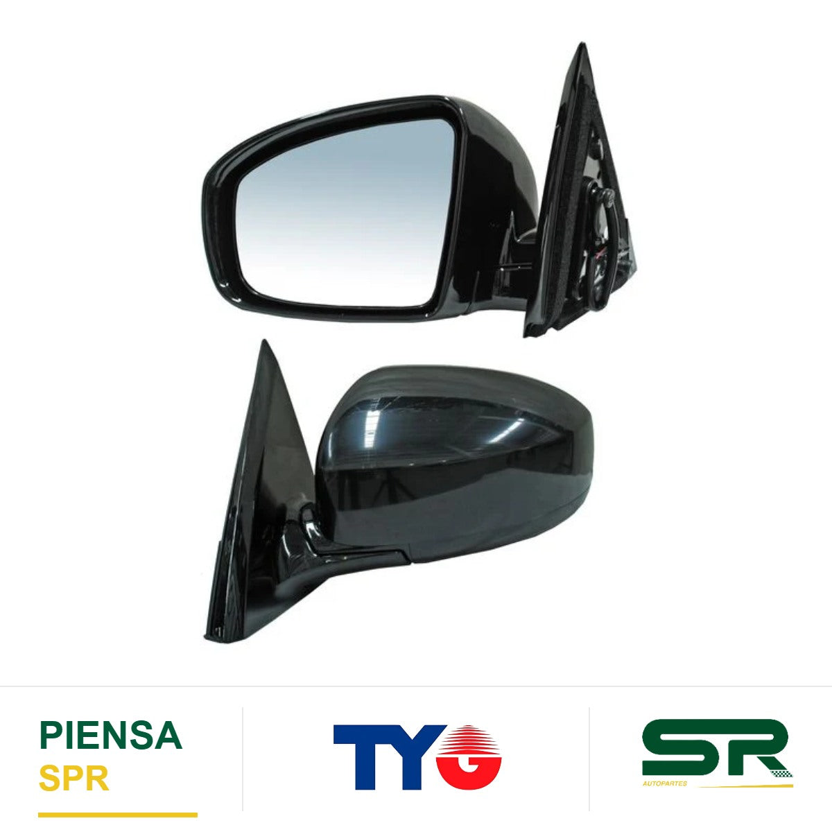 ESPEJO IZQUIERDO ELÉCTRICO 3 PINES PARA PINTAR NISSAN PATHFINDER 2013-2016 TYG