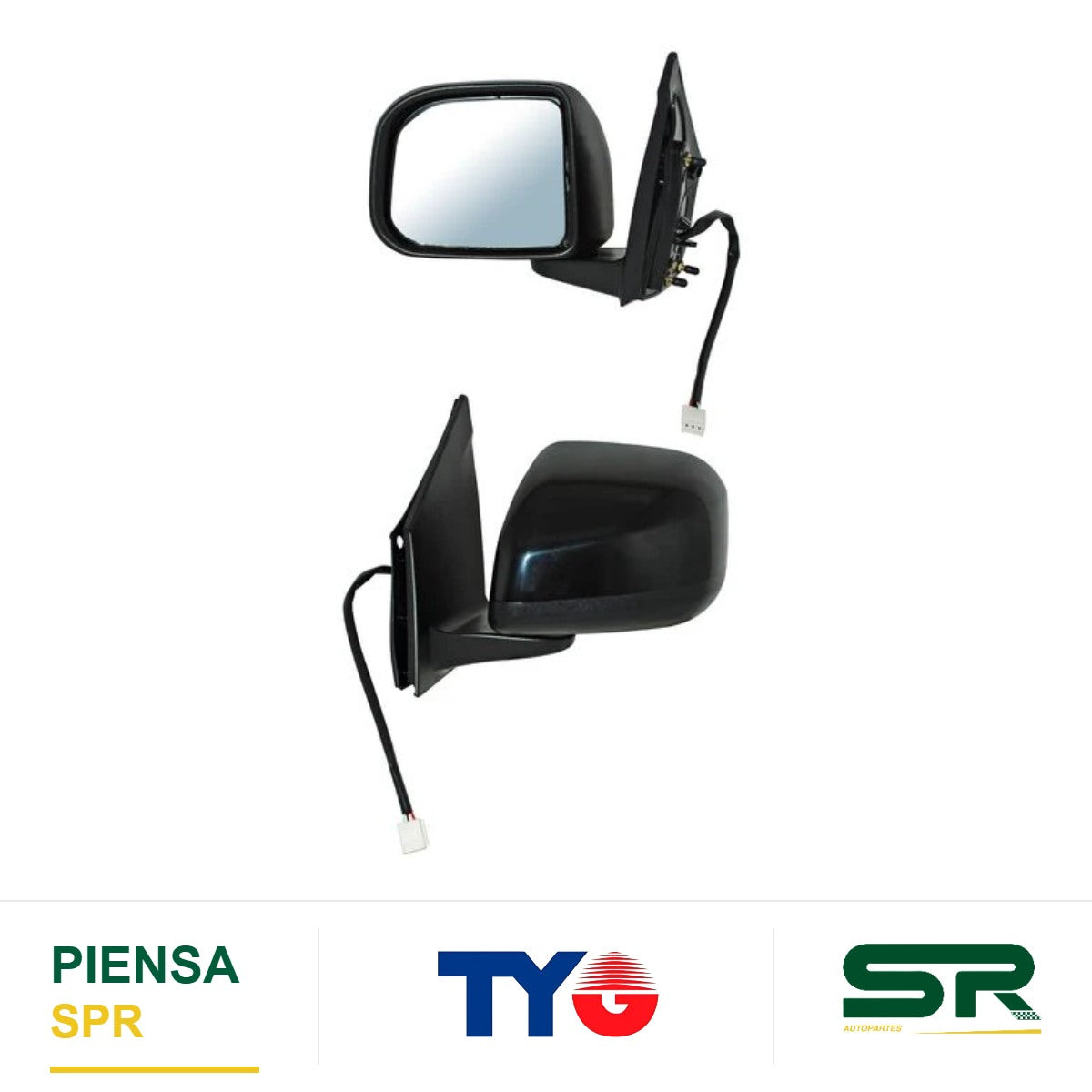 ESPEJO IZQUIERDO ELÉCTRICO PARA PINTAR 3 PINES 892 TOYOTA AVANZA 2012-2019 TYG