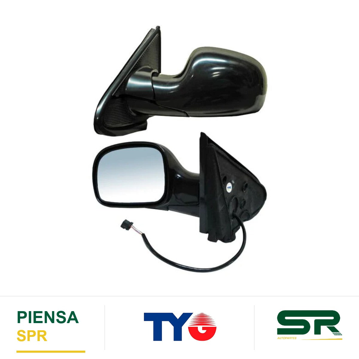ESPEJO IZQUIERDO ELÉCTRICO CON DESEMPAÑANTE 5 PINES 28710 DODGE / CHRYSLER VOYAGER 2001-2008 TYG