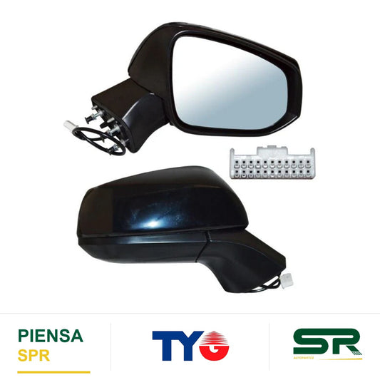 ESPEJO DERECHO 3 PINES PARA PINTAR ELÉCTRICO TOYOTA SIENNA 2021-2025 LE TYG