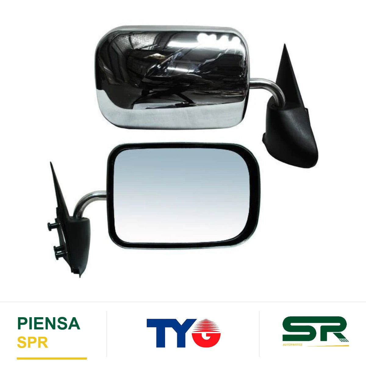 ESPEJO DERECHO PICKUP SIN CONT CROM DODGE / CHRYSLER DODGE / RAM 1994-1997 TYG