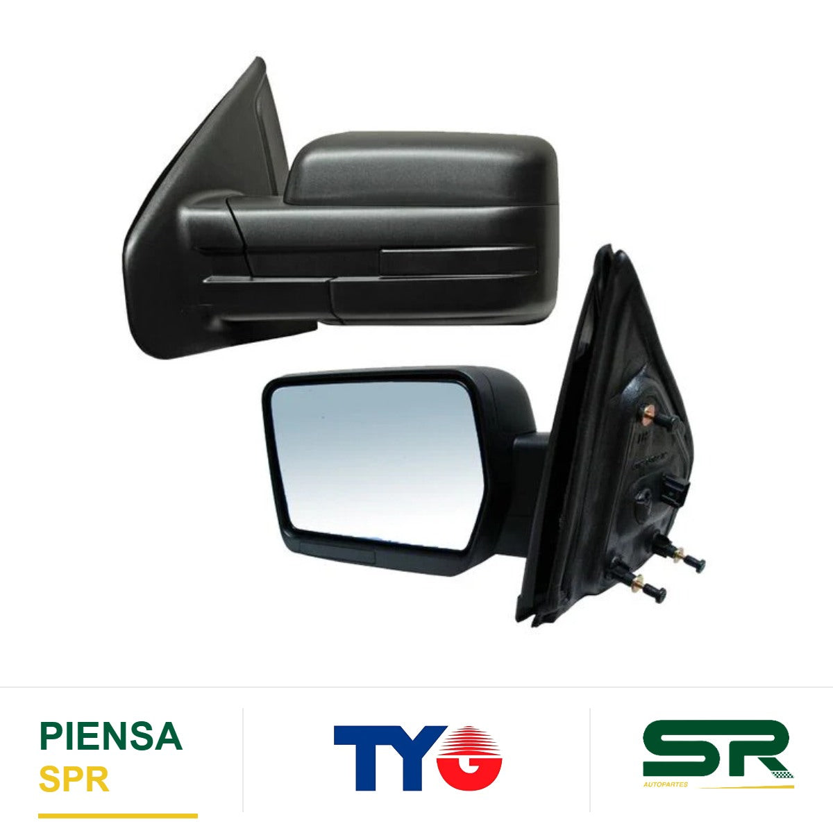 ESPEJO IZQUIERDO PICKUP ELÉCTRICO 4 PINES FORD 2009-2014 TYG