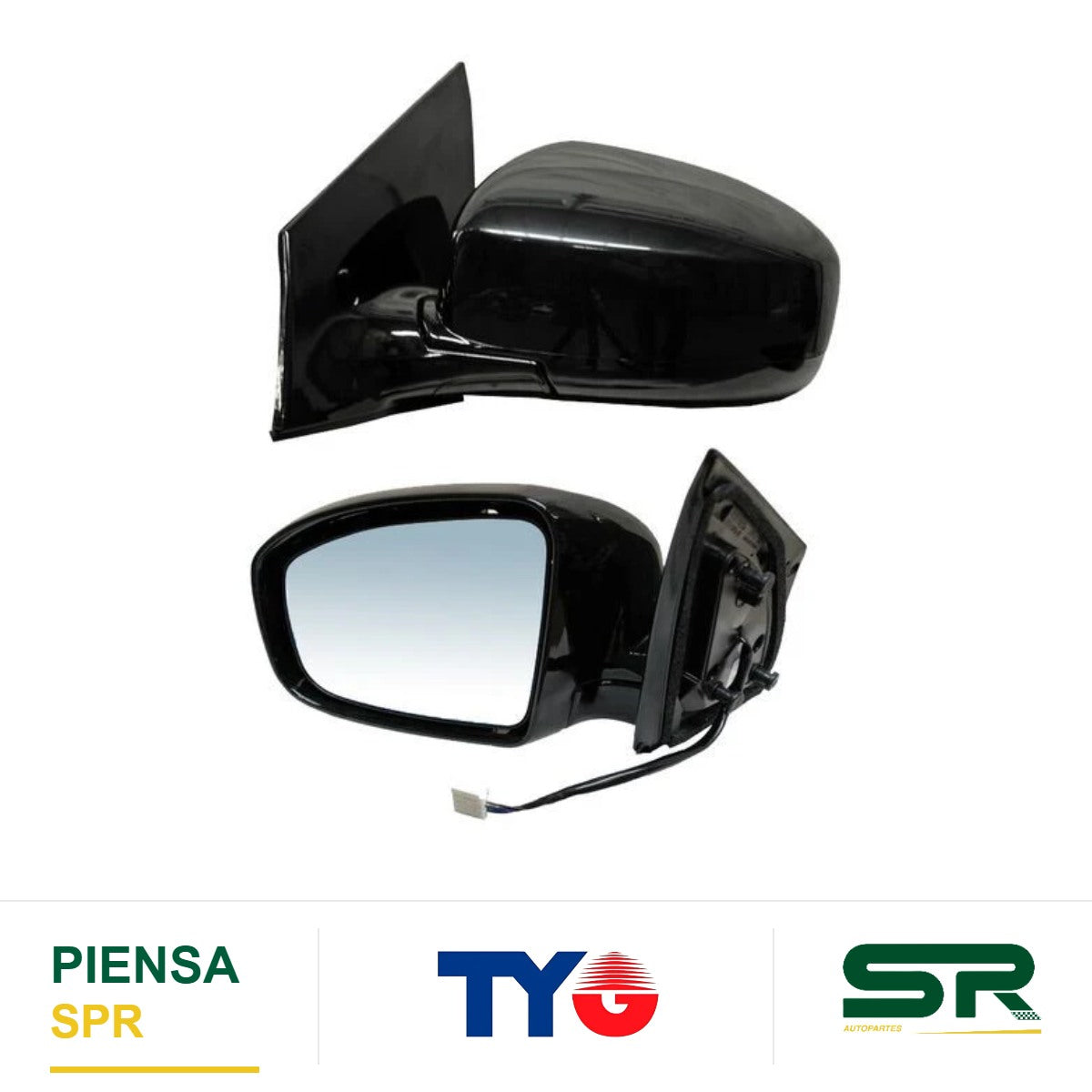 ESPEJO IZQUIERDO ELÉCTRICO SIN DESEMPAÑANTE PARA PINTAR 5 PINES *****2. NISSAN MURANO 2009-2014 TYG