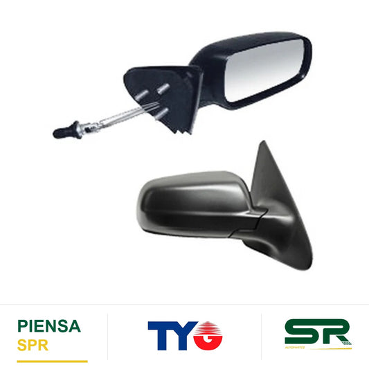 ESPEJO DERECHO VOLKSWAGEN POINTER 2000-2009 2P C / CONT MAN POROSO TW TYG