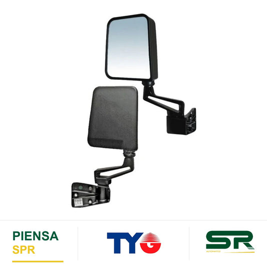 ESPEJO IZQUIERDO NEGRO JEEP WRANGLER 1987-2002 S / CONT CCC TYG
