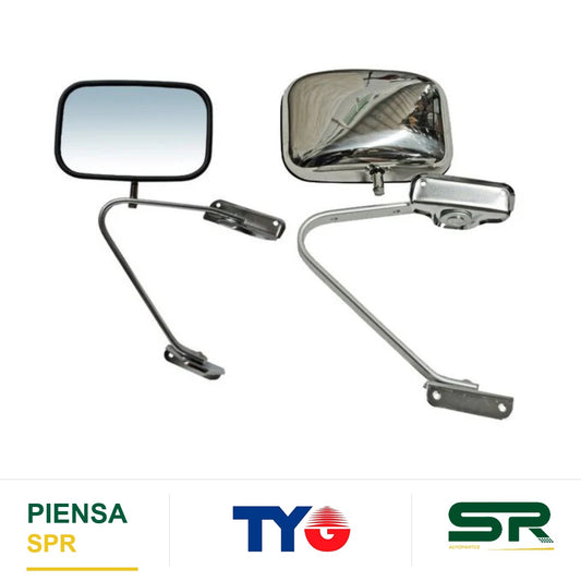 ESPEJO AS FORD PICKUP 1987-1991 S / CONT A. INOX B E / XL / XLT LH=RH TYG