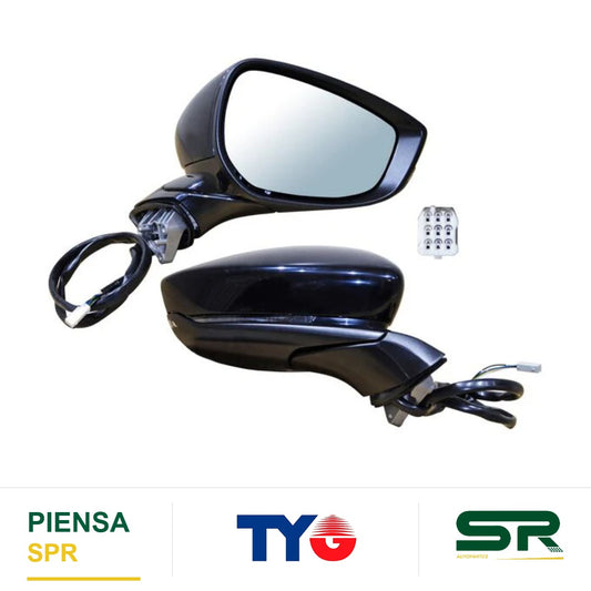 ESPEJO DERECHO 5 PINES CON DIRECCIONAL ELÉCTRICO MAZDA 3 2019-2025 P / PINTAR / DESEMP TYG
