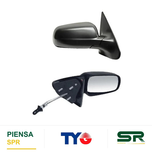 ESPEJO DERECHO VOLKSWAGEN POINTER 2000-2009 4P C / CONT MAN POROSO TW TYG