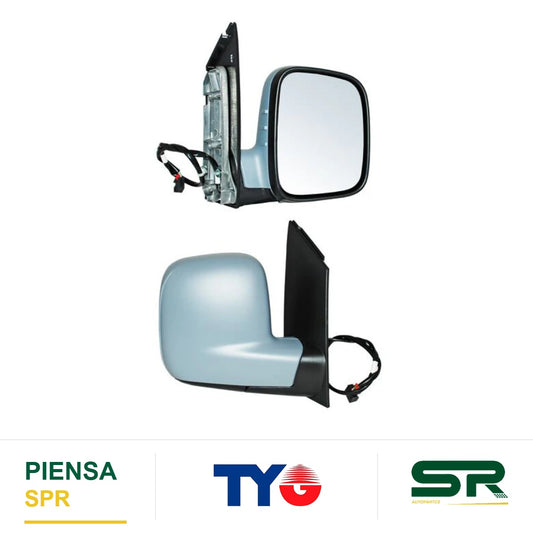 ESPEJO DERECHO 5 PINES CON DESEMPAÑANTE PARA PINTAR ELÉCTRICO VOLKSWAGEN CADDY 2014-2020 TYG