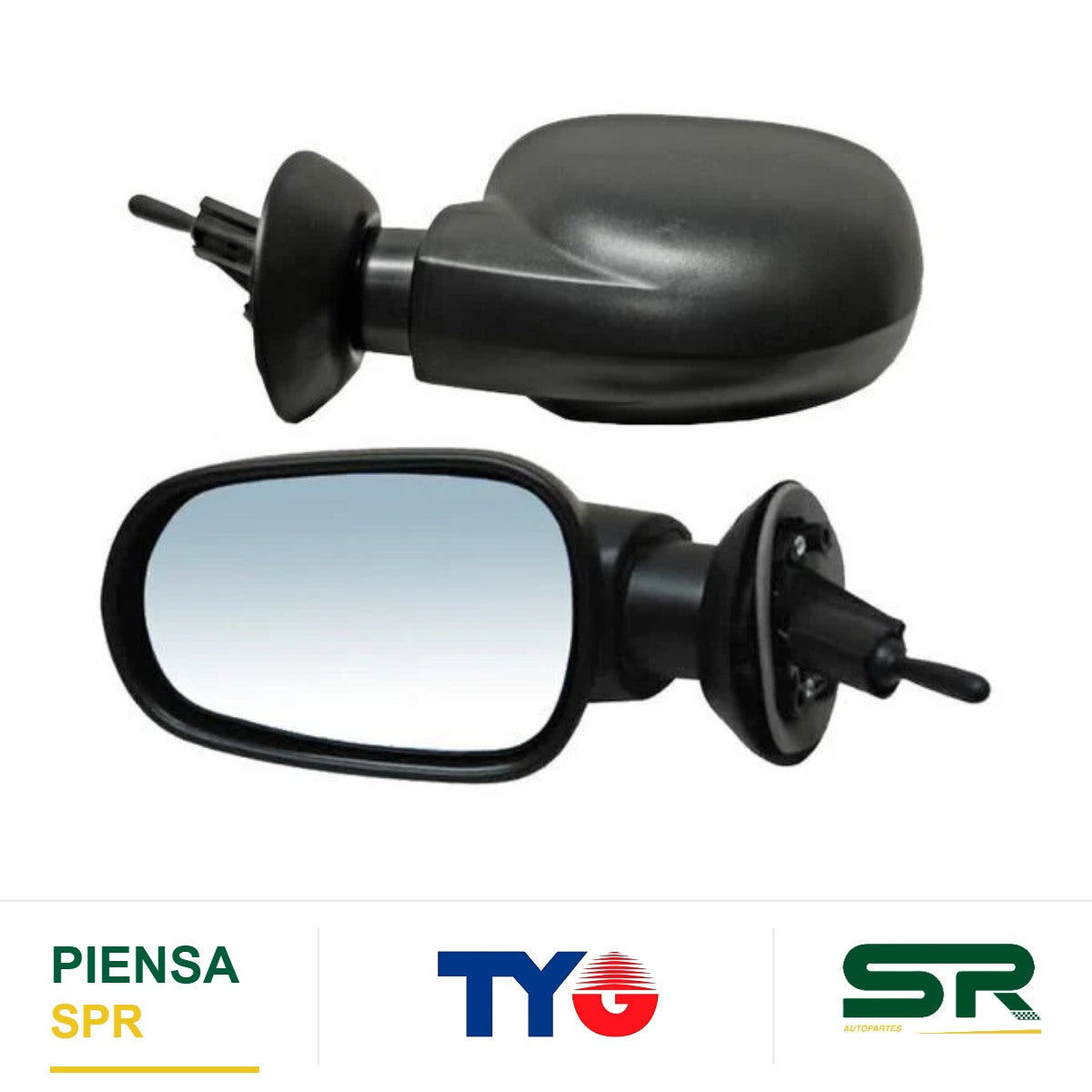 ESPEJO IZQUIERDO CON CONT MANUAL BASE/ CUSTOM/ CONVENIENCE DDD NISSAN APRIO 2008-2010 TYG