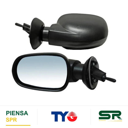 ESPEJO IZQUIERDO CON CONT MANUAL BASE/ CUSTOM/ CONVENIENCE DDD NISSAN APRIO 2008-2010 TYG
