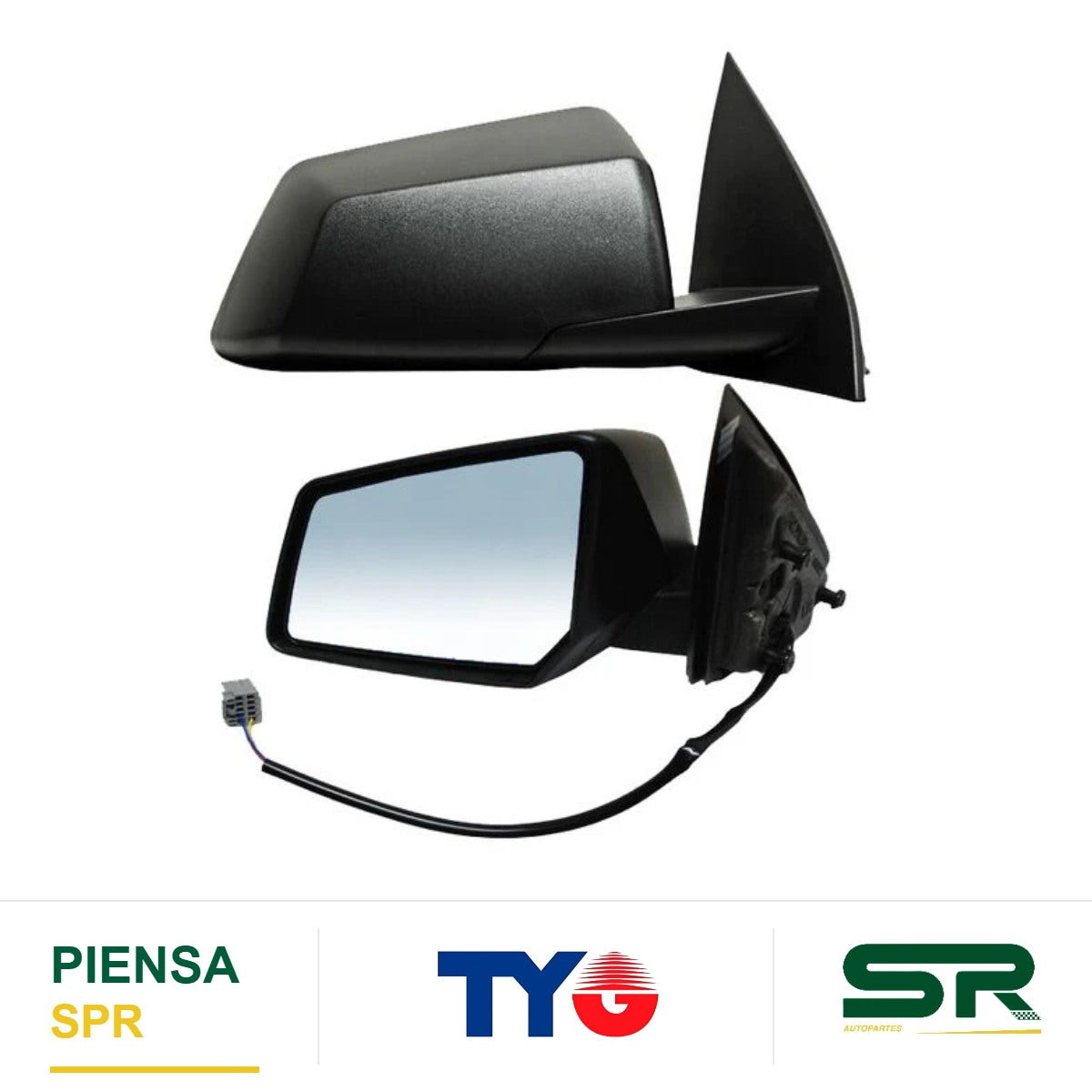 ESPEJO IZQUIERDO ACADIA 07-12 ELÉCTRICO 3 PINES CHEVROLET TRAVERSE 2009-2017 TYG