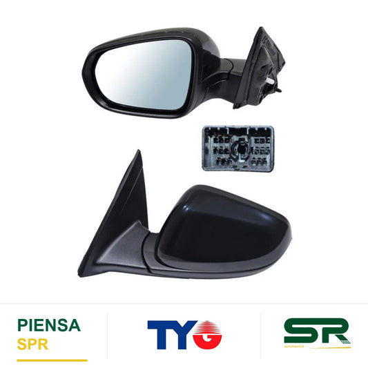 ESPEJO IZQUIERDO CON DESEMPAÑANTE PARA PINTAR ELÉCTRICO CHEVROLET TRAX 2024-2025 TYG