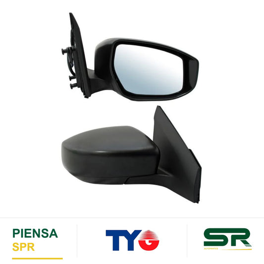 ESPEJO DERECHO 3 PINES PARA PINTAR ELÉCTRICO NISSAN SENTRA 2013-2020 28905 TYG