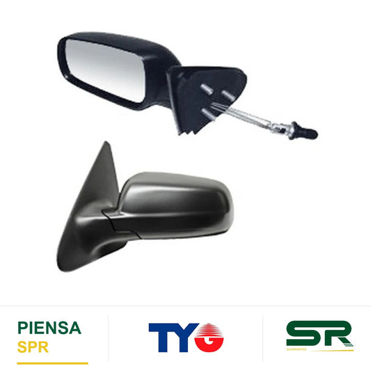 ESPEJO IZQUIERDO VOLKSWAGEN POINTER 2000-2009 2P C / CONT MAN POROSO TW 28906 TYG