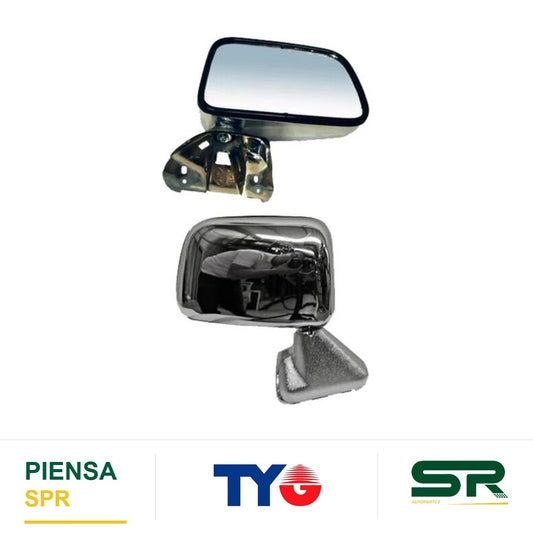ESPEJO DERECHO CROMADO TOYOTA PICKUP 1984-1988 S / CONT TYG