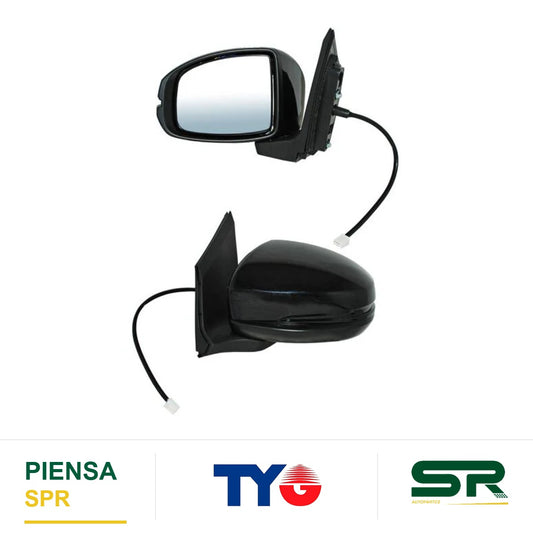 ESPEJO IZQUIERDO 3 PINES PARA PINTAR ELÉCTRICO HONDA CITY 2014-2020 28712 TYG
