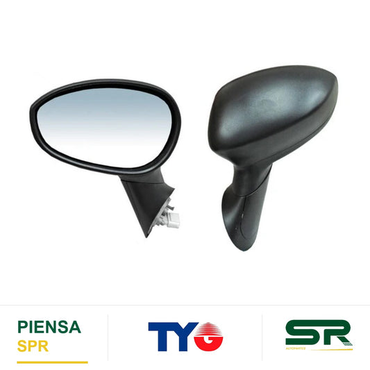 ESPEJO IZQUIERDO ELÉCTRICO 3 PINES TEXTURIZADO FIAT 2009-2015 TYG