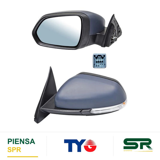 ESPEJO IZQUIERDO 6 PINES ELÉCTRICO MG ZS 2021-2024 C / DIRREC C / DESMP NZLT TYG