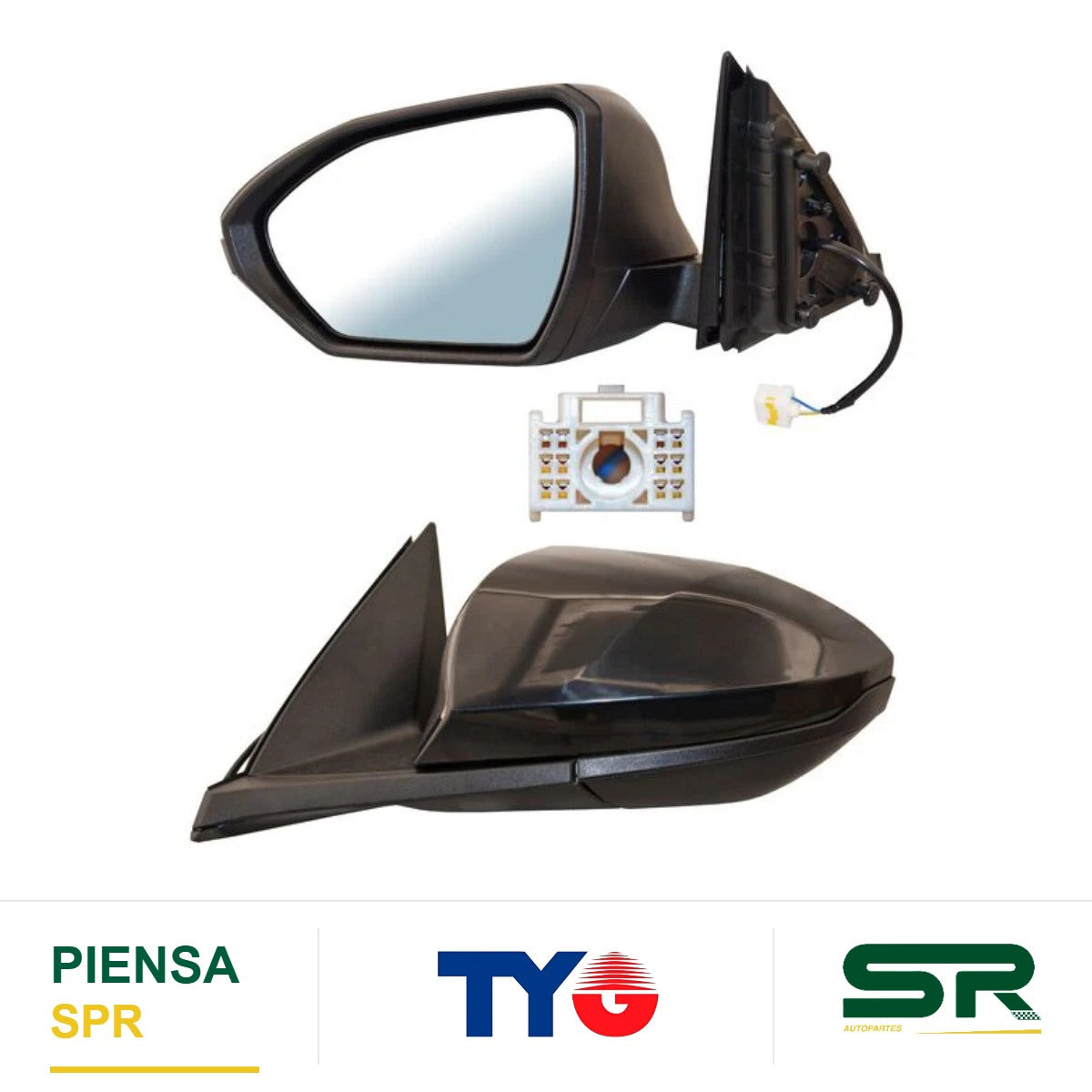 ESPEJO IZQUIERDO ELÉCTRICO PARA PINTAR 3 PINES HYUNDAI TUCSON 2022-2023 TYG