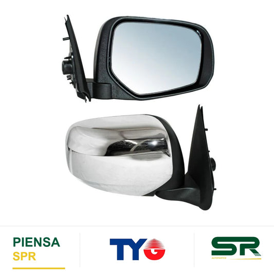 ESPEJO DERECHO CROMADO MITSUBISHI PICKUP L200 2016-2019 S / CONT CCC3 TYG