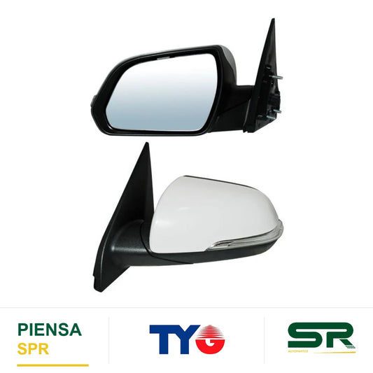 ESPEJO IZQUIERDO ELÉCTRICO 5 PINES CON DIRECCIONAL PARA PINTAR HYUNDAI CRETA 2017-2020 TYG