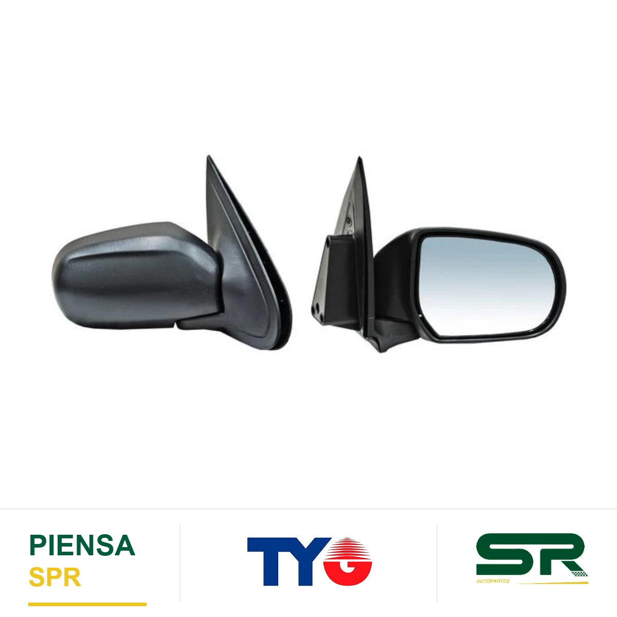ESPEJO DERECHO MANUAL SIN CONTROL TEXTURIZADO NEGRO FORD ESCAPE 2001-2007 TYG
