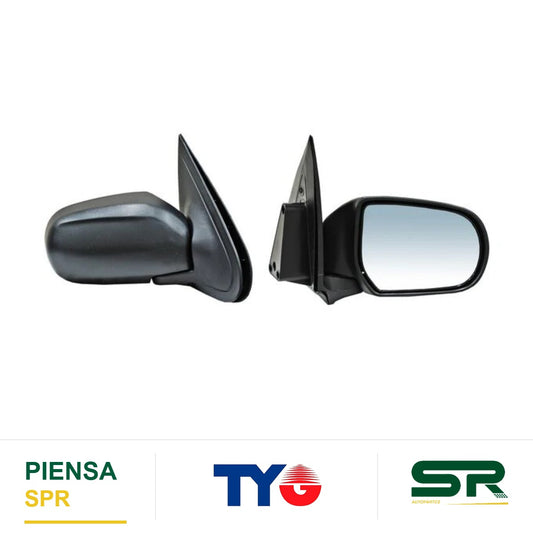 ESPEJO DERECHO MANUAL SIN CONTROL TEXTURIZADO NEGRO FORD ESCAPE 2001-2007 TYG