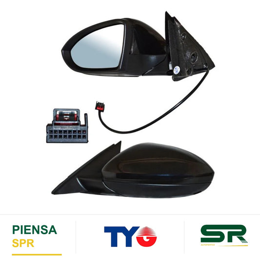 ESPEJO IZQUIERDO 5 PINES CON DESEMPAÑANTE ELÉCTRICO VOLKSWAGEN JETTA 2019-2026 28708 TYG