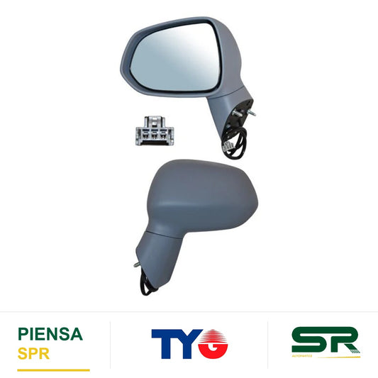 ESPEJO IZQUIERDO ELÉCTRICO 3 PINES HONDA FIT 2006-2008 TYG