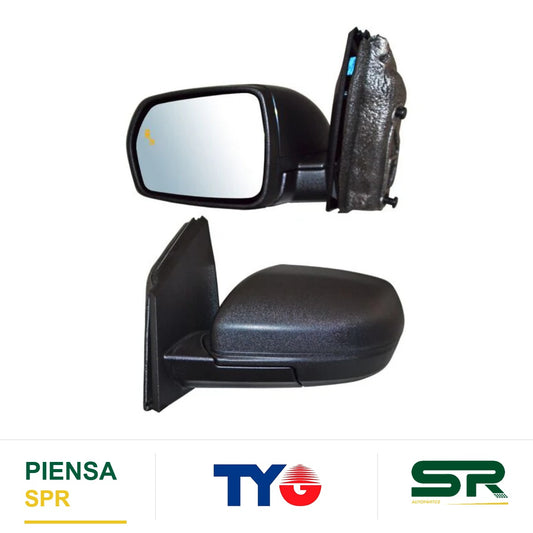 ESPEJO IZQUIERDO 5 PINES ELÉCTRICO FORD EDGE 2019-2022 POROSO C / SENSOR PUNTO CIEGO TYG