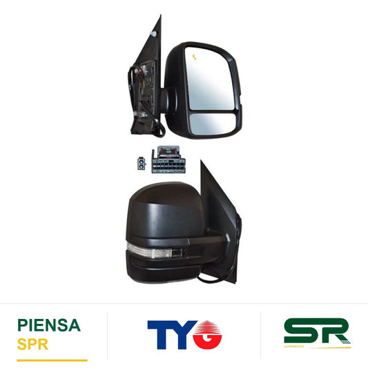 ESPEJO DERECHO CON DESEMPAÑANTE CON DIRECCIONAL ELÉCTRICO VOLKSWAGEN CRAFTER 2019-2024 C / SENSOR PUNTO CIEGO TYG