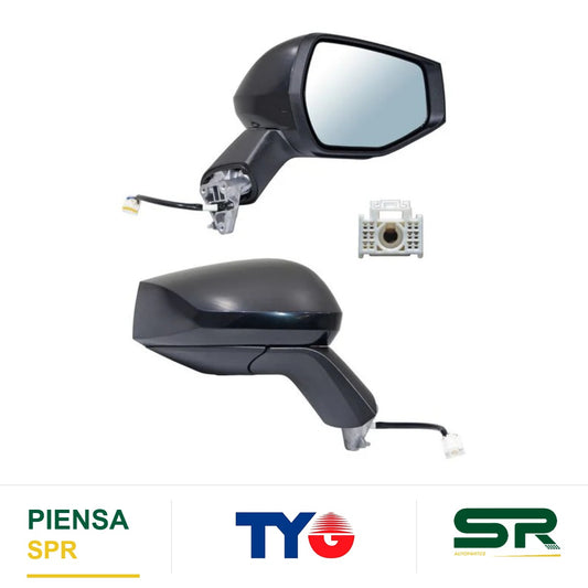 ESPEJO DERECHO 5 PINES CON DESEMPAÑANTE PARA PINTAR AS KIA SPORTAGE 2023-2025 ELECTRICO B E POROSA TYG