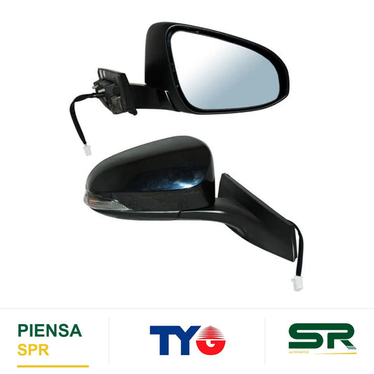 ESPEJO DERECHO 9 PINES CON DESEMPAÑANTE CON DIRECCIONAL AUTOABATIBLE ELÉCTRICO TOYOTA CHR 2018-2020 TYG