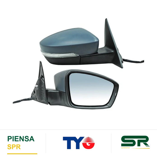 ESPEJO DERECHO ELÉCTRICO 6 PINES CON DESEMPAÑANTE PARA PINTAR VOLKSWAGEN BEETLE 2012-2019 TYG